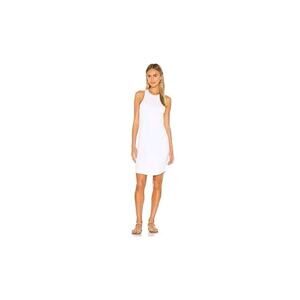 MONROW White Rib Racer Tank Dress HD0370‎ Size L $158 NWT